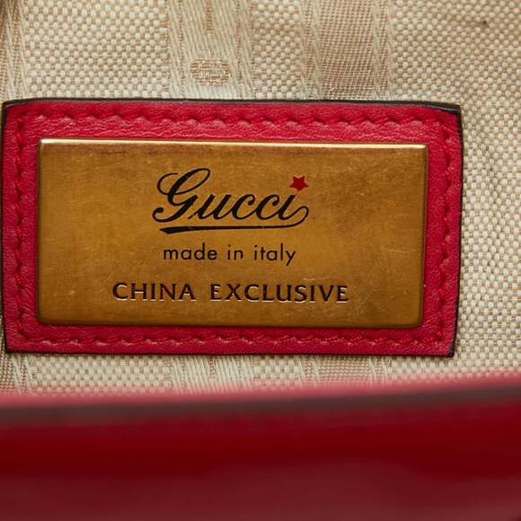 Gucci Horsebit Handbag in Pink Patent Leather for Women - Picture 10 of 10